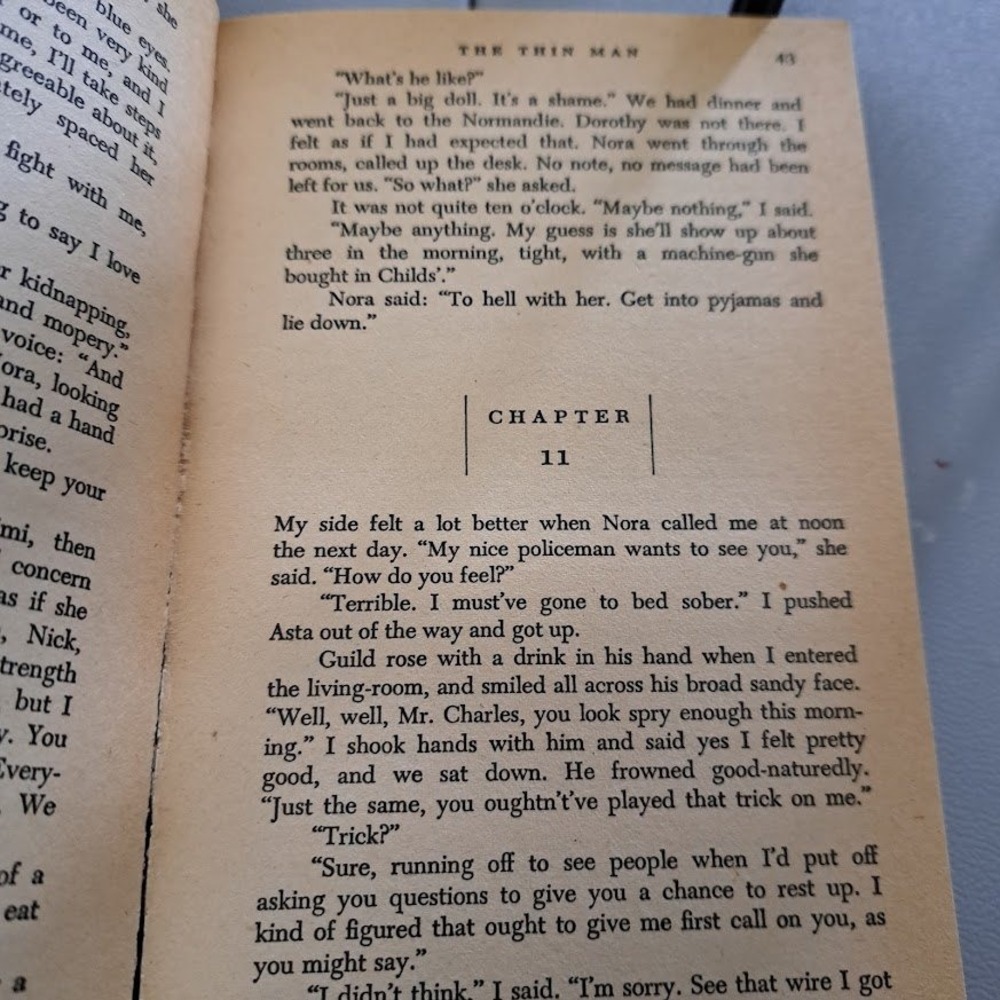 Dashiell Hammett The Thin Man Vintage Books Paperback Mystery Noir V-774 - Picture 7 of 7